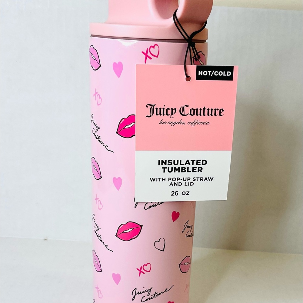 Juicy Couture Pink Lips Insulated Tumbler